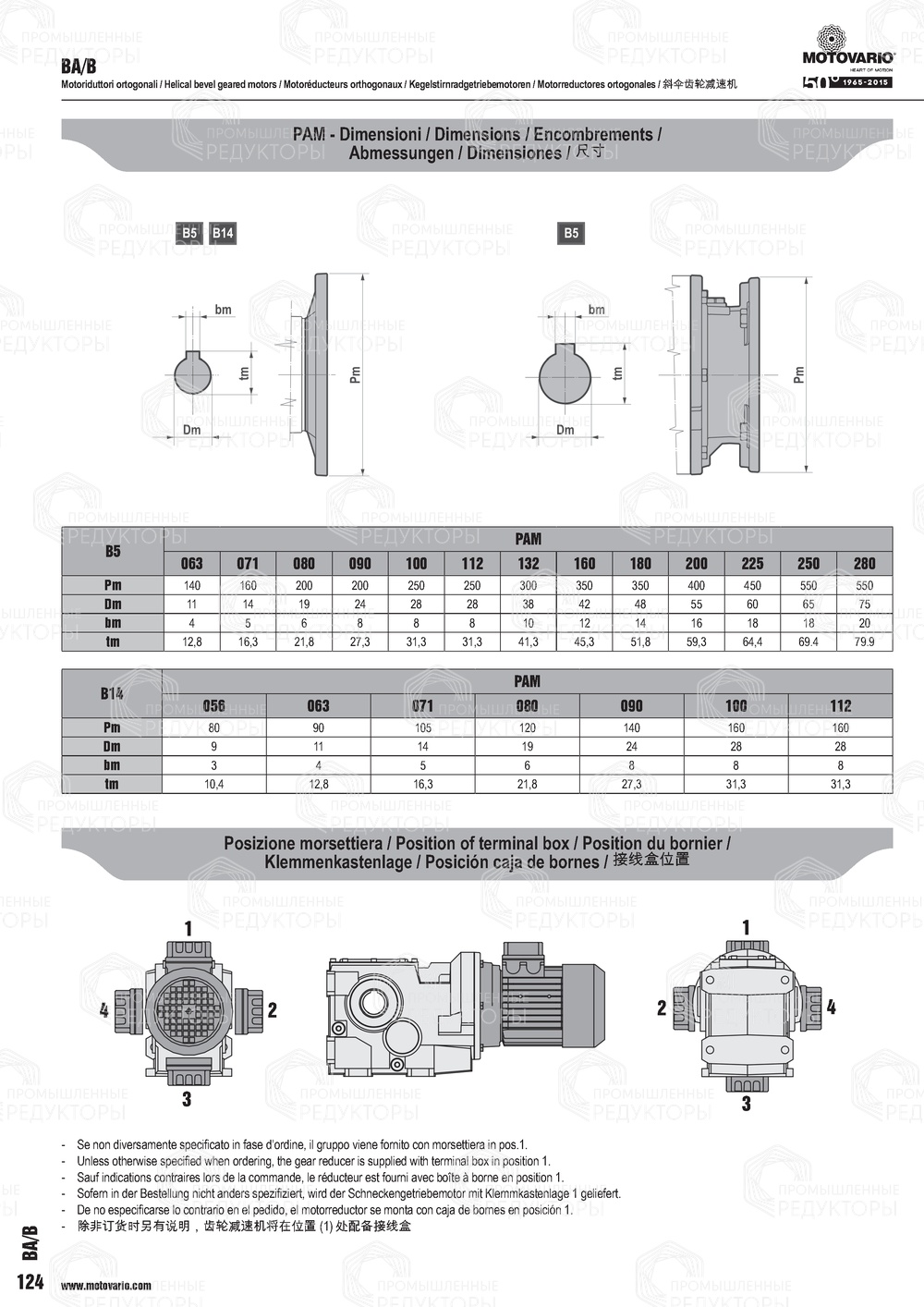 Мотор-редуктор Motovario CB 063 Motovario CB 063